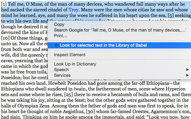 libraryofbabel.info resource locator  from Chrome web store to be run with OffiDocs Chromium online