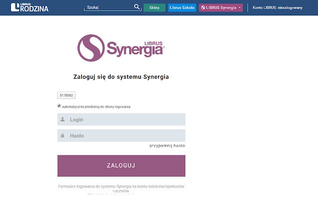 Librus szybkie logowanie  from Chrome web store to be run with OffiDocs Chromium online