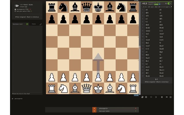 Lichess Forced Analysis da Chrome Web Store será executado com o OffiDocs Chromium online