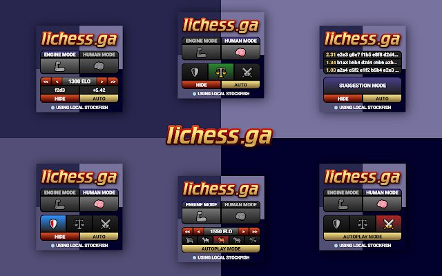 Lichess Game Assist จาก Chrome เว็บสโตร์ที่จะรันด้วย OffiDocs Chromium ออนไลน์