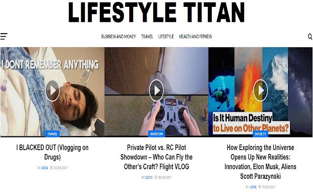 Lifestyle Titan mula sa Chrome web store na tatakbo sa OffiDocs Chromium online