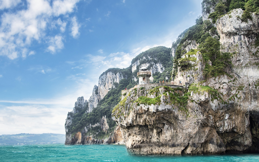 Lighthouse on the mountain  from Chrome web store to be run with OffiDocs Chromium online