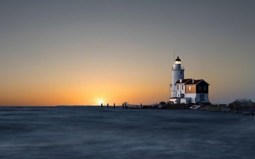 LIGHTHOUSE Theme  from Chrome web store to be run with OffiDocs Chromium online