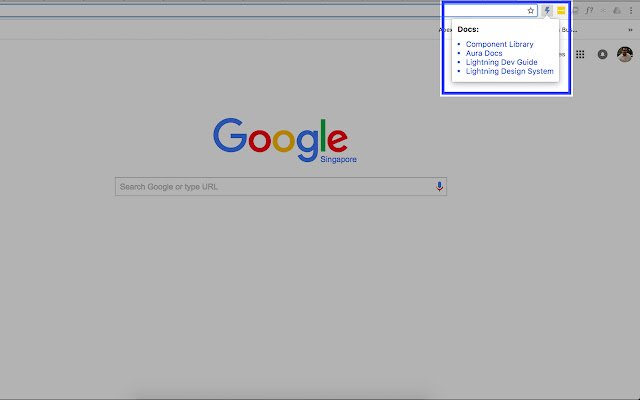 Lightning Dev Quicklinks  from Chrome web store to be run with OffiDocs Chromium online
