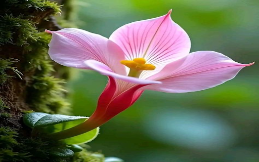 Light pink floral wallpaper  from Chrome web store to be run with OffiDocs Chromium online