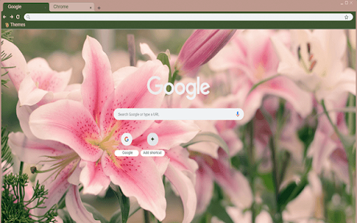 Light pink lilies  from Chrome web store to be run with OffiDocs Chromium online