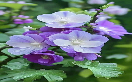 Light purple flower wallpaper  from Chrome web store to be run with OffiDocs Chromium online