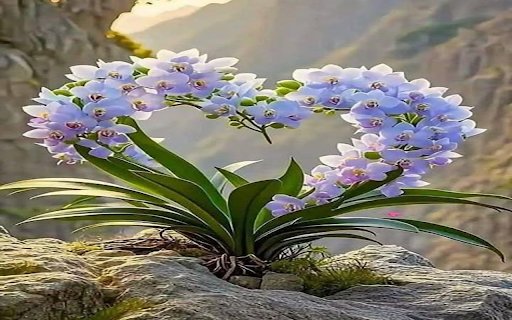 Light purple orchids wallpaper  from Chrome web store to be run with OffiDocs Chromium online