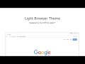Light Theme for Google Chrome  from Chrome web store to be run with OffiDocs Chromium online