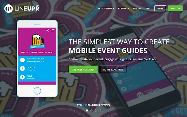 LineUpr Mobile Event Apps  from Chrome web store to be run with OffiDocs Chromium online