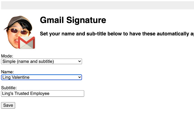 LINGsCARS Gmail Signatures  from Chrome web store to be run with OffiDocs Chromium online