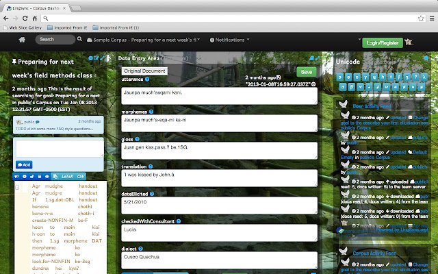 LingSync for Myaamia  from Chrome web store to be run with OffiDocs Chromium online