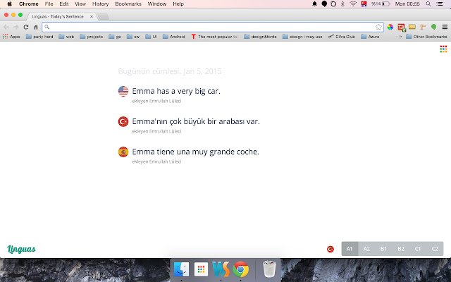 Linguas  from Chrome web store to be run with OffiDocs Chromium online