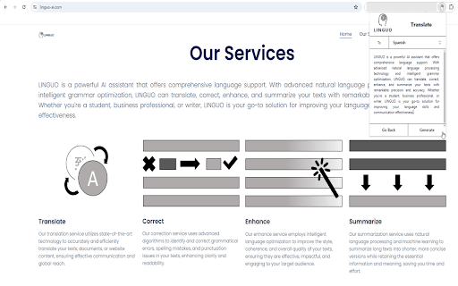 Linguo AI from Chrome web store to be run with OffiDocs Chromium online Linguo AI from Chrome web store to be run with OffiDocs Chromium online