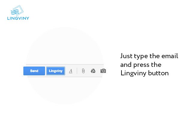 Lingviny for Gmail מחנות האינטרנט של Chrome להפעלה עם OffiDocs Chromium באינטרנט