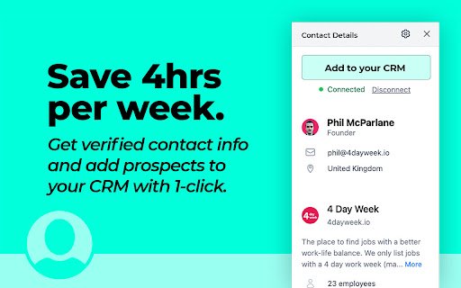 Link1CRM: Integration for 1CRM  from Chrome web store to be run with OffiDocs Chromium online