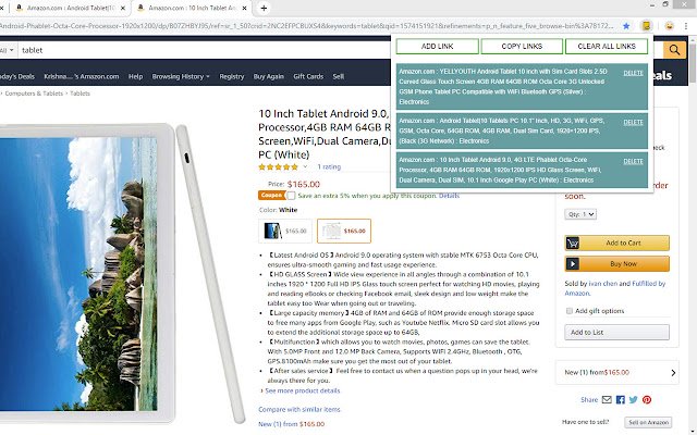 linkcart  from Chrome web store to be run with OffiDocs Chromium online