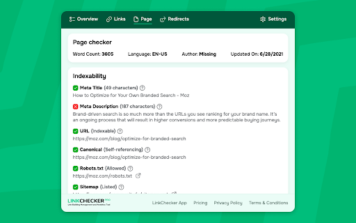 Link Checker Pro  from Chrome web store to be run with OffiDocs Chromium online