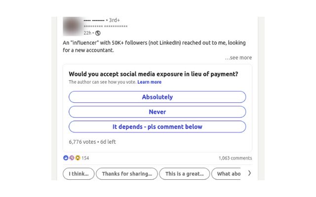 LinkeClean  from Chrome web store to be run with OffiDocs Chromium online