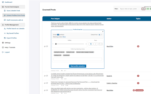 LinkedIn AI Automation  from Chrome web store to be run with OffiDocs Chromium online
