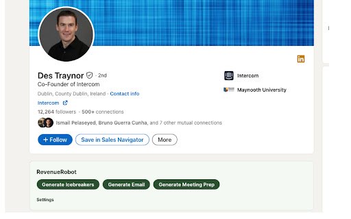 LinkedIn AI Icebreaker  from Chrome web store to be run with OffiDocs Chromium online