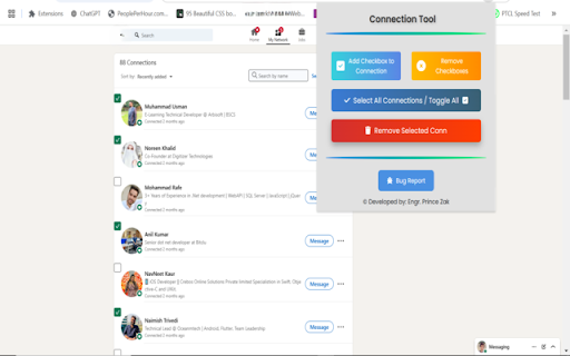 Linkedin Connection Select  Clean Pro  from Chrome web store to be run with OffiDocs Chromium online