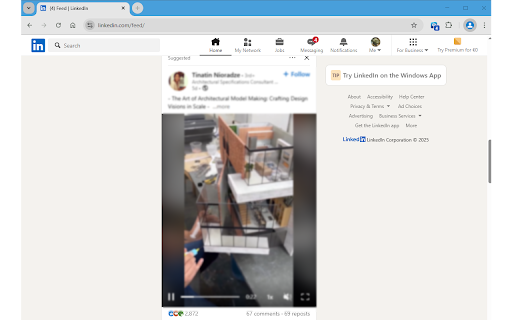 LinkedIn© Notifications Badge  from Chrome web store to be run with OffiDocs Chromium online
