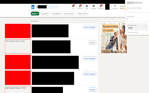 Linkedin Profile Catalog  from Chrome web store to be run with OffiDocs Chromium online