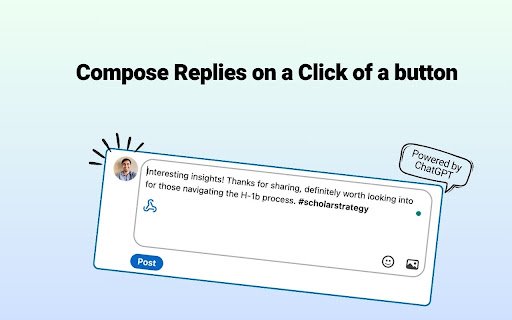 LinkedIn ReplySensei  from Chrome web store to be run with OffiDocs Chromium online