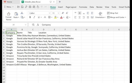 LinkedIn Sales Navigator Scraper  from Chrome web store to be run with OffiDocs Chromium online