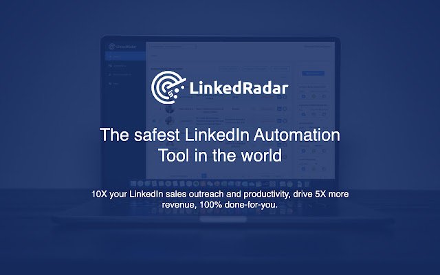 Chrome 网上商店中的 LinkedRadar LinkedIn 自动连接工具将与 OffiDocs Chromium 在线一起运行