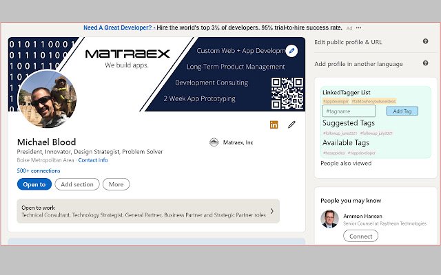 Linked Tagger  from Chrome web store to be run with OffiDocs Chromium online