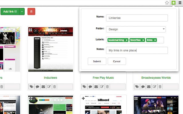 Linkerise  from Chrome web store to be run with OffiDocs Chromium online