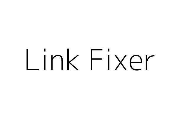 Link Fixer із веб-магазину Chrome для запуску з OffiDocs Chromium онлайн