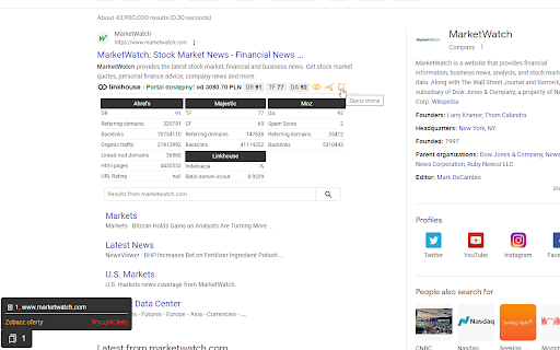 Linkhouse SEO Backlink Finder  from Chrome web store to be run with OffiDocs Chromium online