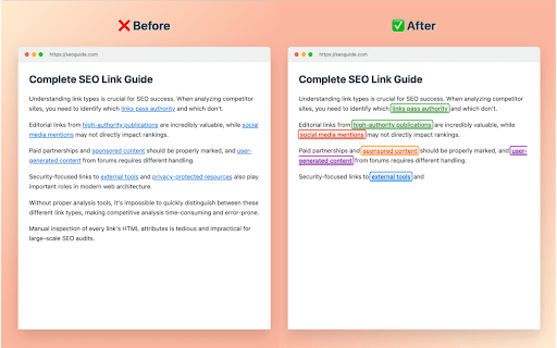 LinkLens SEO: Link Checker  from Chrome web store to be run with OffiDocs Chromium online