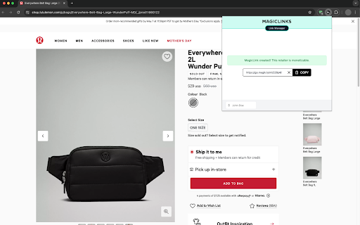 Link Manager by MagicLinks  from Chrome web store to be run with OffiDocs Chromium online