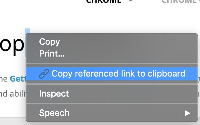 Link Reference Copy  from Chrome web store to be run with OffiDocs Chromium online