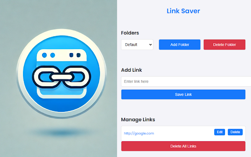 Link Saver  from Chrome web store to be run with OffiDocs Chromium online