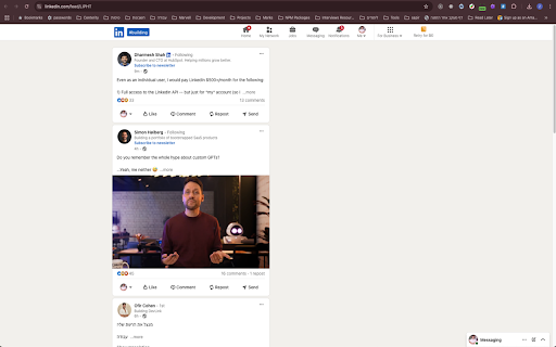 LIPHT Linkedin Personal Hashtags  from Chrome web store to be run with OffiDocs Chromium online