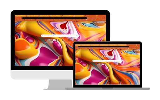 Liquid Luxe Modern 3D Fluid Aesthetics  from Chrome web store to be run with OffiDocs Chromium online