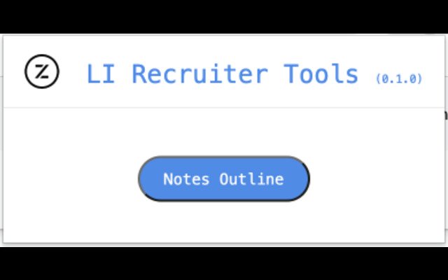 Chrome ウェブストアの LI Recruiter Tools を OffiDocs Chromium online で実行