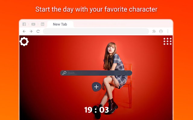 วอลเปเปอร์ Lisa K Pop แท็บใหม่จาก Chrome เว็บสโตร์ที่จะเรียกใช้ด้วย OffiDocs Chromium ออนไลน์