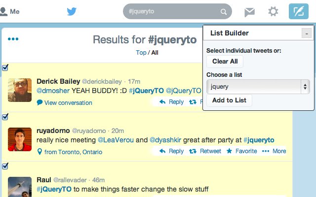 List Builder per Twitter dal Chrome Web Store da eseguire con OffiDocs Chromium online