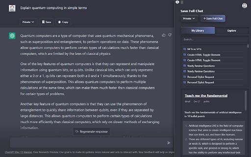 ListGPT Save  Share ChatGPT chats  from Chrome web store to be run with OffiDocs Chromium online