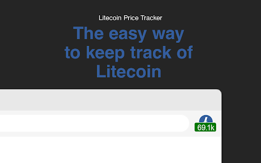 Litecoin Price Tracker  from Chrome web store to be run with OffiDocs Chromium online