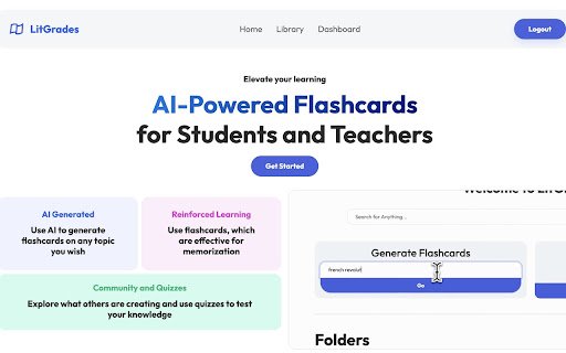 LitGrades  from Chrome web store to be run with OffiDocs Chromium online