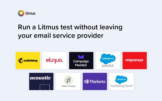 Litmus  from Chrome web store to be run with OffiDocs Chromium online