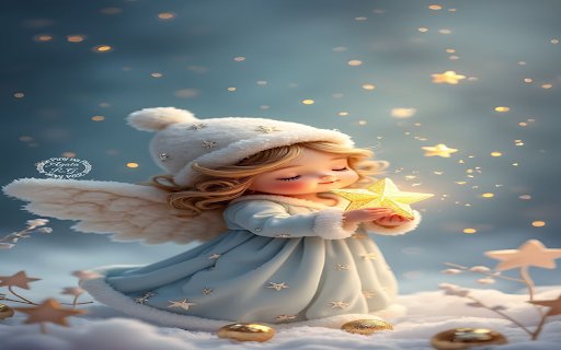 Little angel wallpaper  from Chrome web store to be run with OffiDocs Chromium online
