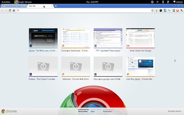 Chrome ウェブストアの Little Blue (カラーロゴ) は、OffiDocs Chromium online で実行されます